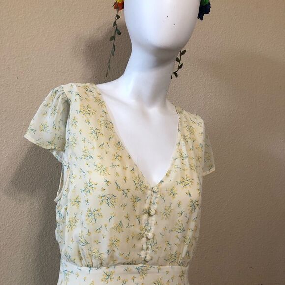 First Monday Floral Maxi Dress Size Small - Picture 2 of 12